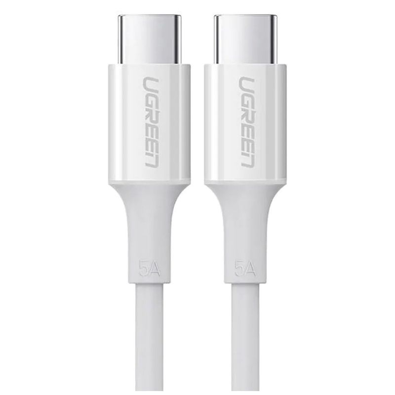 cabo ugreen usb-c para usb-c 5a 2m branco e-bi