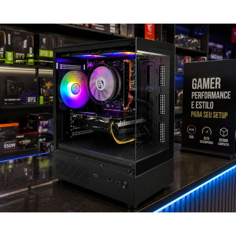 pc gamer brazilpc ryzen 5 5500 vga rtx 2060 mb b450 16gb ddr4 ssd 480gb fonte 500w 80 plus gabinete 3g310 windows 11 trial