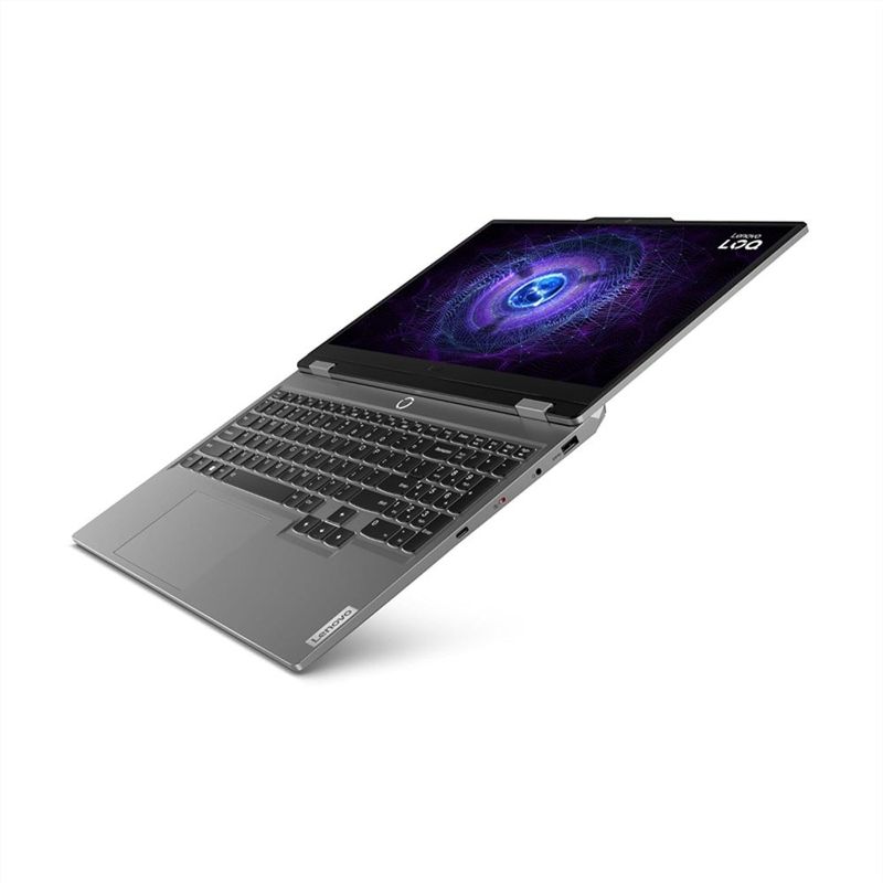 notebook gamer lenovo loq essential intel core i5 512gb ssd 16gb ram rtx 3050 tela 15.6" windows 11 cinza 83kh0006br