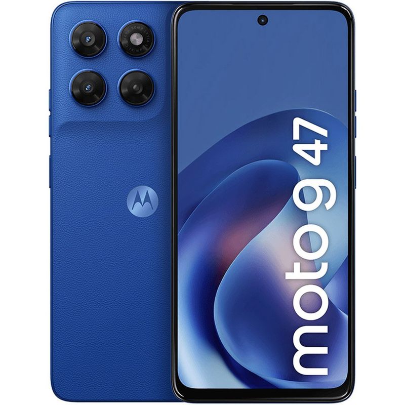 smartphone motorola g47 5g azul náutico 128gb tela 6.7" câmera 50mp 4gb ram