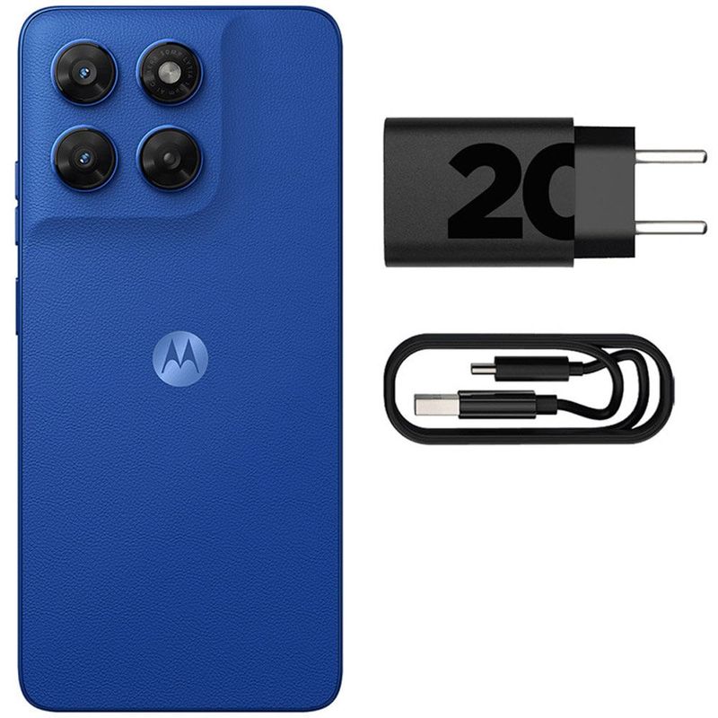 smartphone motorola g47 5g azul náutico 128gb tela 6.7" câmera 50mp 4gb ram