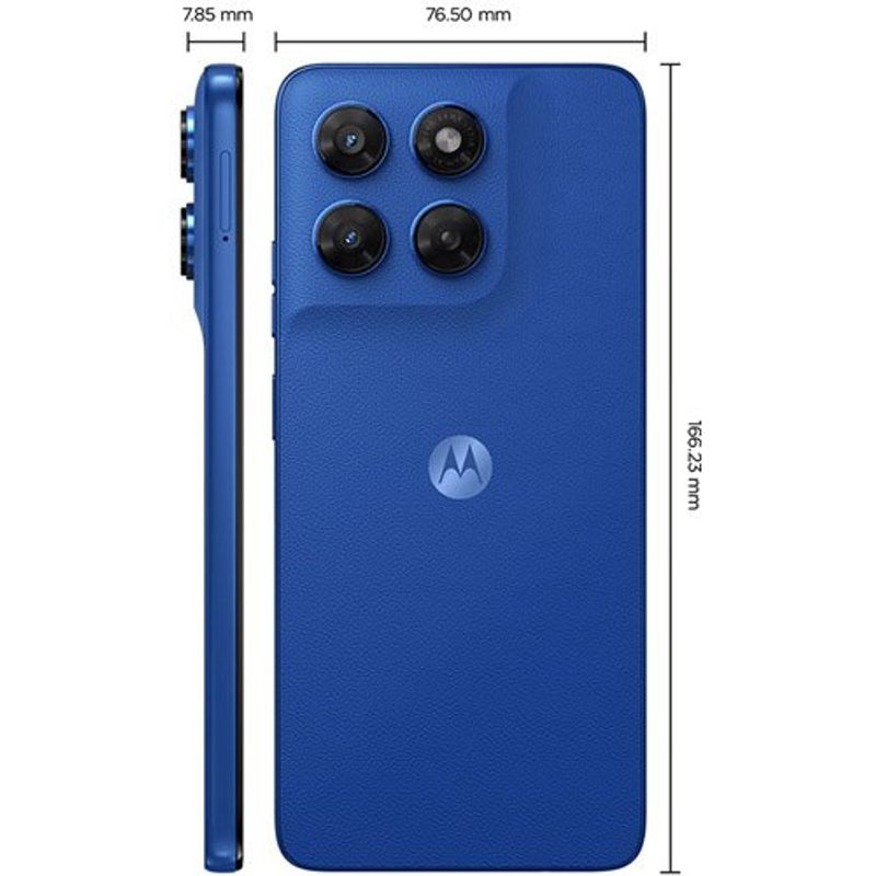 smartphone motorola g47 5g azul náutico 1256gb tela 6.7" câmera 50mp 4gb ram