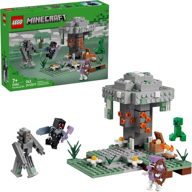 brinquedo lego minegraft o jardim palido 1586