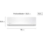 ar-condicionado split 23.000 btus electrolux inverter max comfort full frio ni24f/ne24f