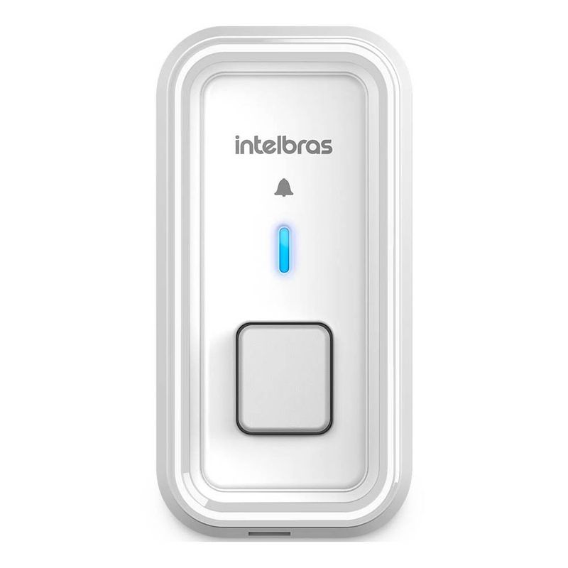 campainha sem fio intelbras cib 101s com bateria branco 4520063 (mp)