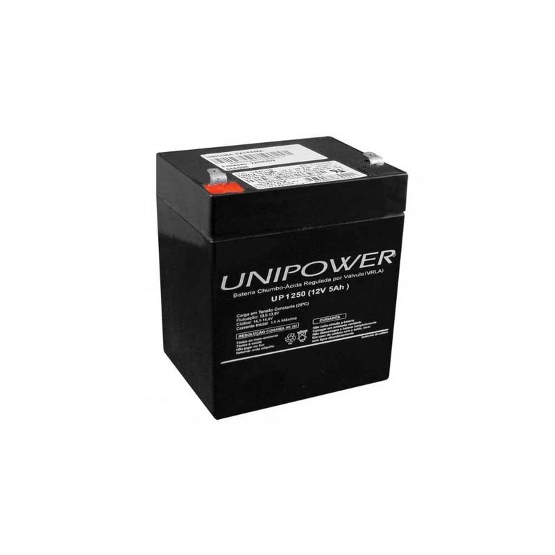 bateria para nobreak unipower 12v up1250 5ah (mp)