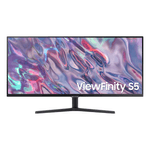monitor samsung led 35" viewfinity s5 ultra wqhd 3440x1440 100hz hdmi e displayport ls34c500galmzd (mp)