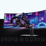 monitor gamer samsung led 49" odyssey oled g9 qhd 5120x1440 240hz hdmi e displayport ls49dg930slmzd 0.03ms (mp)