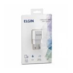 carregador de parede elgin com 1 saída usb 5v bivolt 27596 1a (mp)