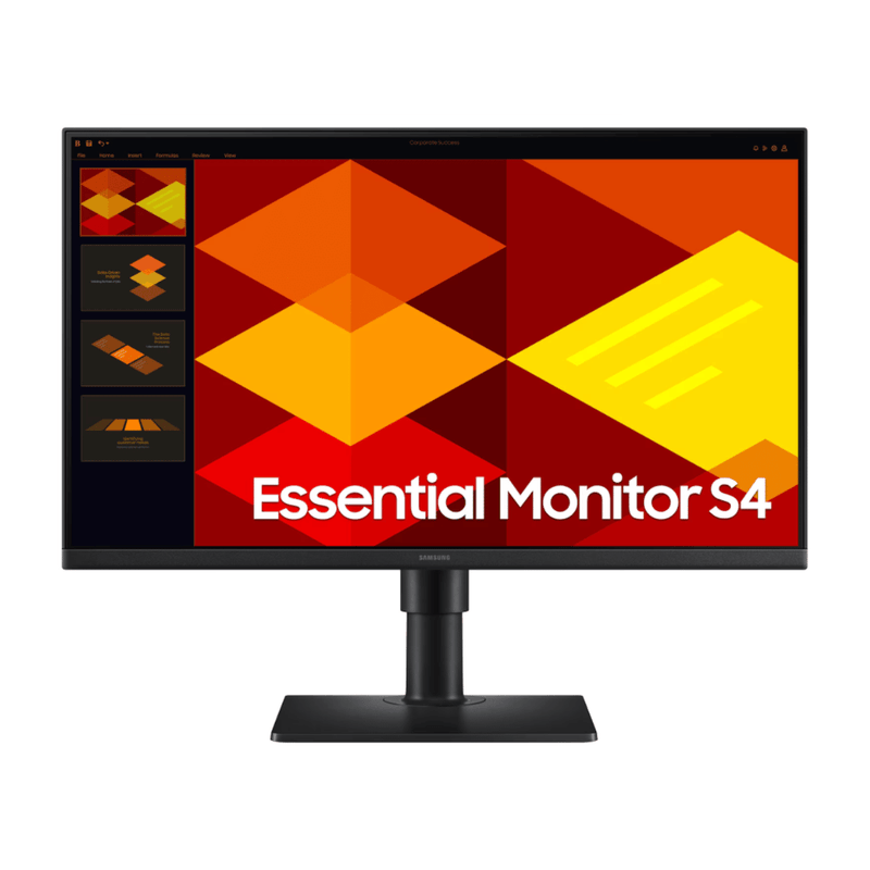 monitor gamer samsung led 24" s4 essential full hd ips 1920x1080 100hz hdmi e displayport ls24d400galmzd (mp)