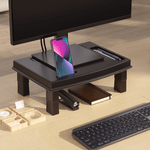 suporte reliza para monitor e notebook ergonew3 preto 88053 (mp)