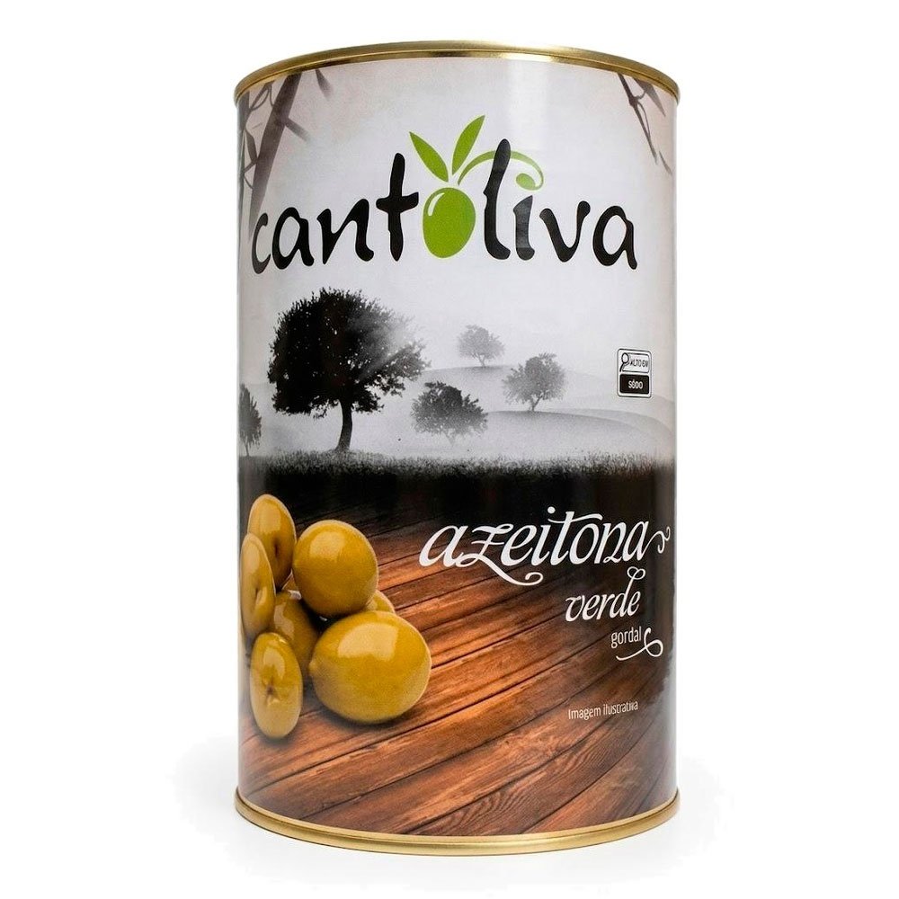 Azeitona Verde Gordal 141/160 Cantoliva 2,5kg (MP)