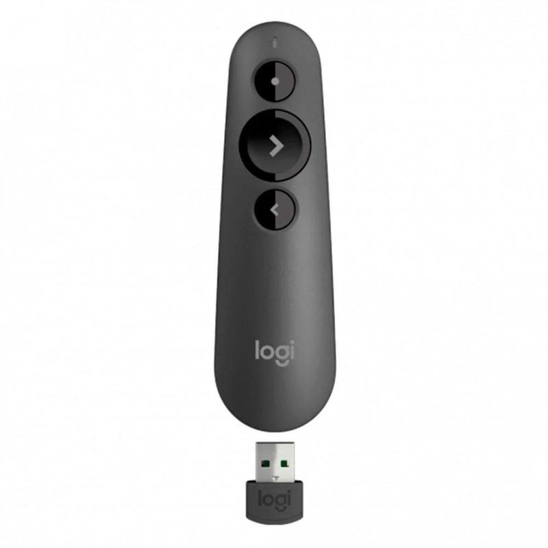 apresentador sem fio logitech r500s pointer vermelho (mp)