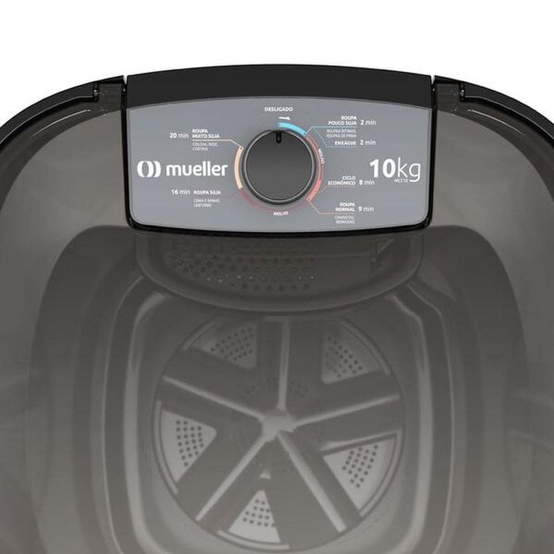 lavadora mueller 10kg mlt10 bpa6i 610003853 127v preto (mp)