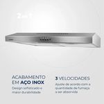 depurador de ar mondial 90cm dp90 01 127v 60hz (mp)