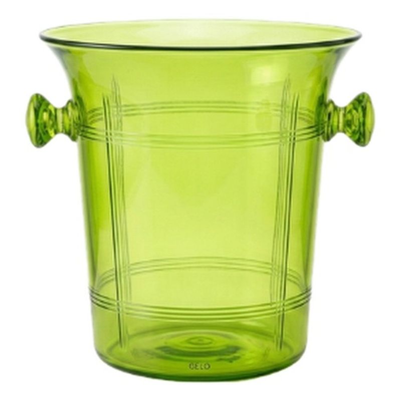 champanheira kitchen helper acrílico 21x21cm verde (mp)