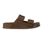 sandália rasteira feminino n°37 melissa cozy slide m-lover marrom (mp)