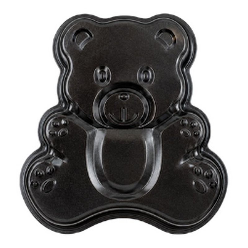 forma para bolo tm alumínio urso preto (mp)