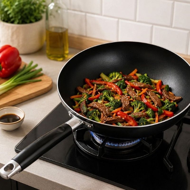frigideira wok excalibur antiaderente 24cm (mp)