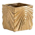 vaso decorativo concepts dourado wave 12.5cm (mp)