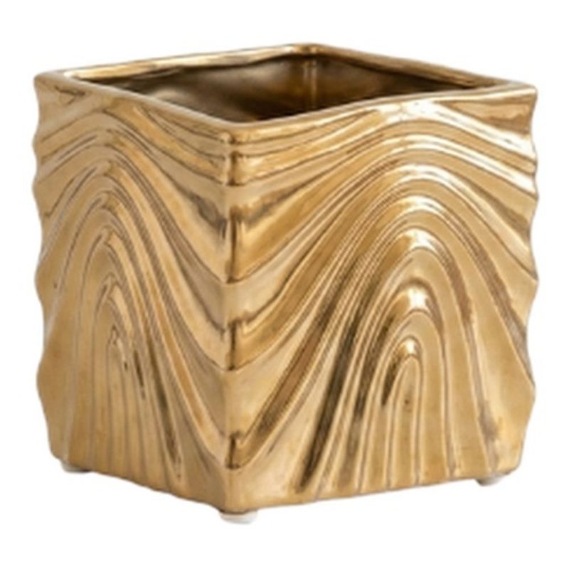 vaso decorativo concepts dourado wave 12.5cm (mp)
