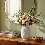 vaso decorativo concepts branco renda 22cm (mp)