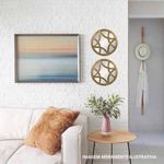 espelho redondo decorativo concepts 40cm dourado (mp)