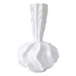 vaso decorativo decore ondas branco 25x25x41cm (mp)