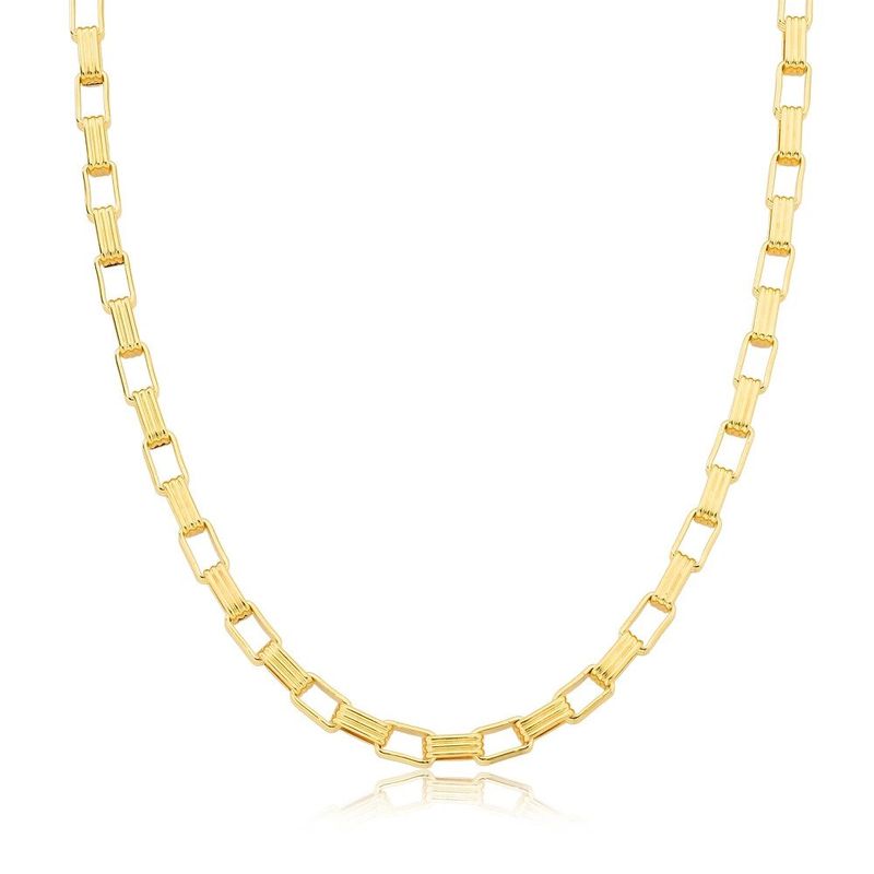 choker semijoia luiza mota elos trabalhados 30cm (mp)