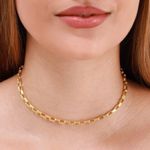 choker semijoia luiza mota elos trabalhados 30cm (mp)