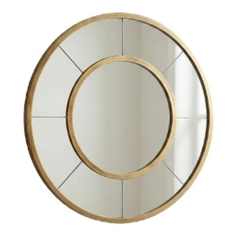 espelho redondo decorativo concepts aro interno 36cm dourado (mp)