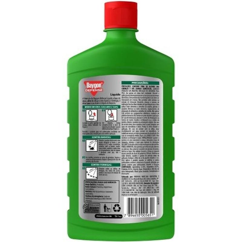 inseticida baygon ação total líquido 475ml