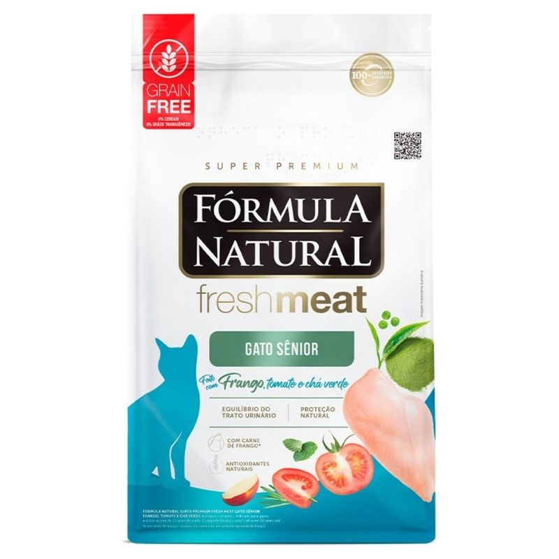 ração para gatos sênior fórmula natural fresh meat 10,1kg (mp)