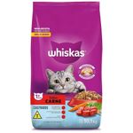 ração para gatos castrados whiskas 10,1kg carne (mp)
