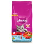 ração para gatos castrados whiskas 2,7kg carne (mp)