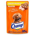 sachê para cães filhotes champ 85g frango (mp)