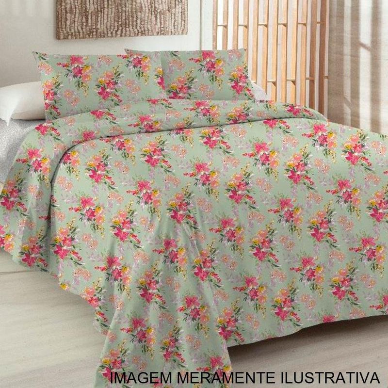 jogo de cama queen 4 peças corttex supercal 23 180 fios (mp)