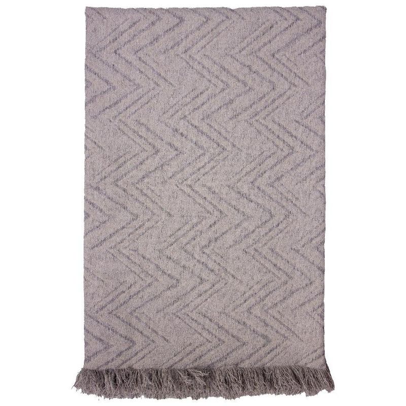 manta urban bella&co new chevron cinza 1,35x1,80m (mp)