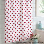 toalha de rosto dohler prisma formosa 01 vermelho 50x80cm (mp)