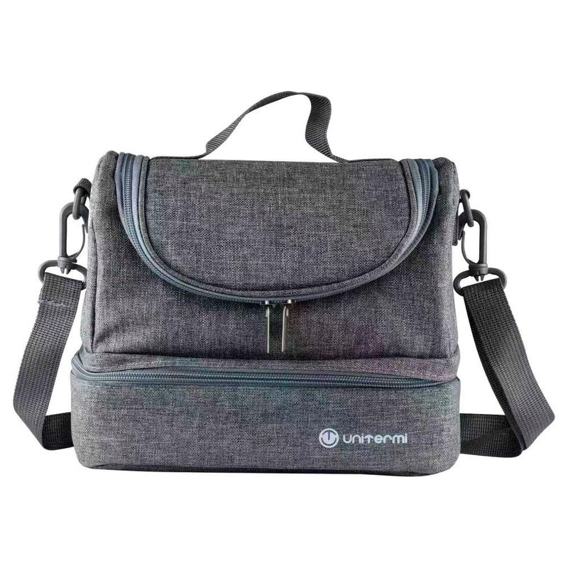 bolsa térmica unitermi pratfit 6l cinza (mp)