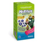 suplemento alimentar nutrivit pequeninos sabor tutti-frutii 60 comprimidos mastigáveis shrek natulab