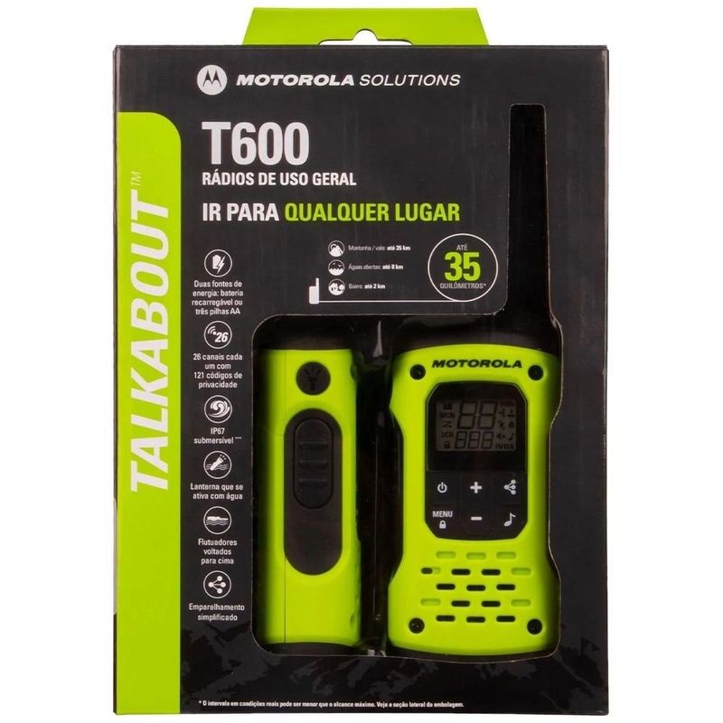 walkie talkie motorola talkabout t600br (mp)