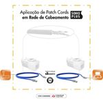 cabo de rede patch cord furukawa sohoplus cat6 2.5m azul 35123001 (mp)