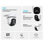 câmera de segurança externa wi-fi tp-link tapo tc40 full hd branca 281204 (mp)