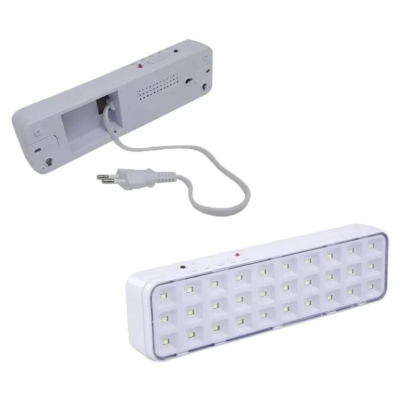 lâmpada de iluminação de emergência luatek lk-730 recarregável (mp)