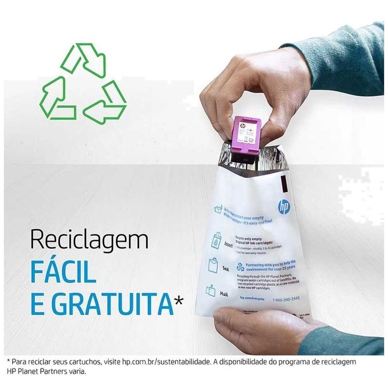 cartucho de tinta hp 712 preto para plotter t250 80ml 3ed71a (mp)
