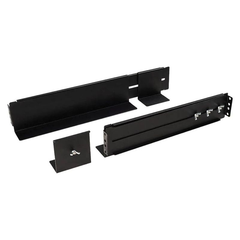 conjunto trilho intelbras tr 2u 570-770mm para rack preto 4822045 (mp)