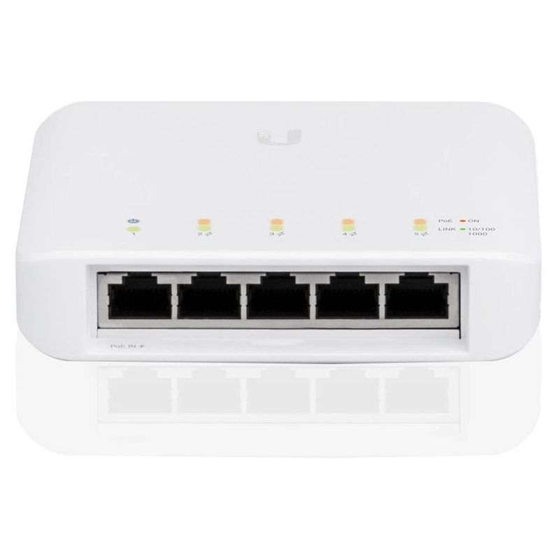 switch gigabit poe ubiquiti unifi usw-flex-mini 5 portas 10/100/1000 (mp)