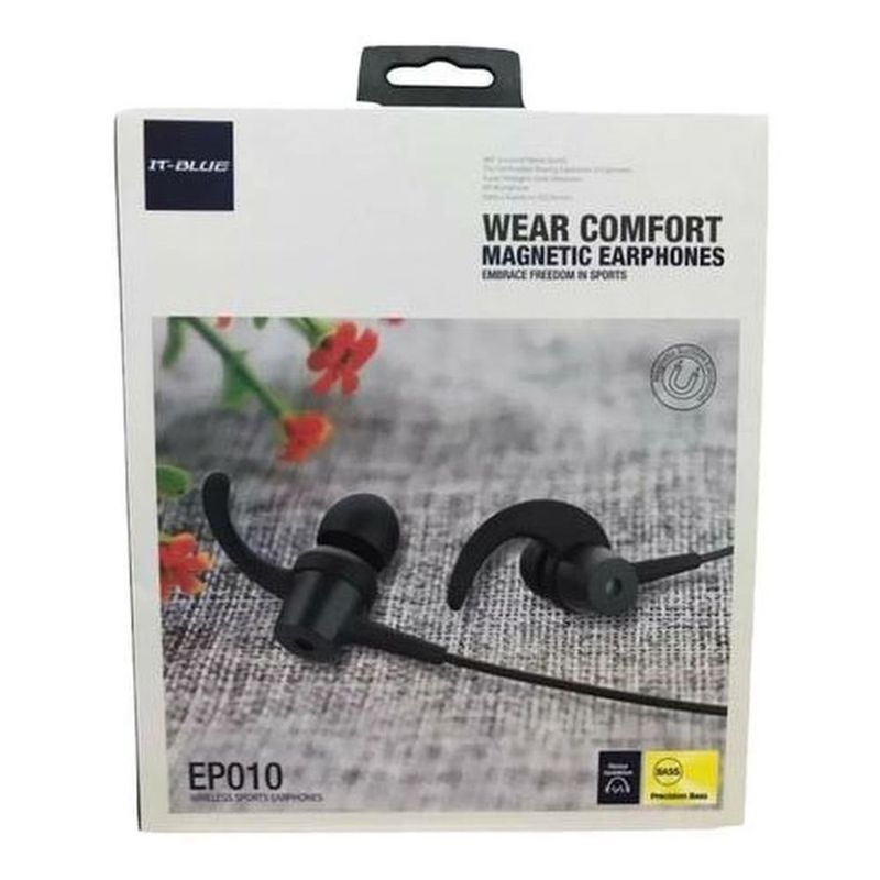 fone de ouvido bluetooth it-blue ep010 wear confort magnetic (mp)