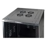 conjunto 4 ventiladores intelbras kvr4v para rack preto 4770008 (mp)